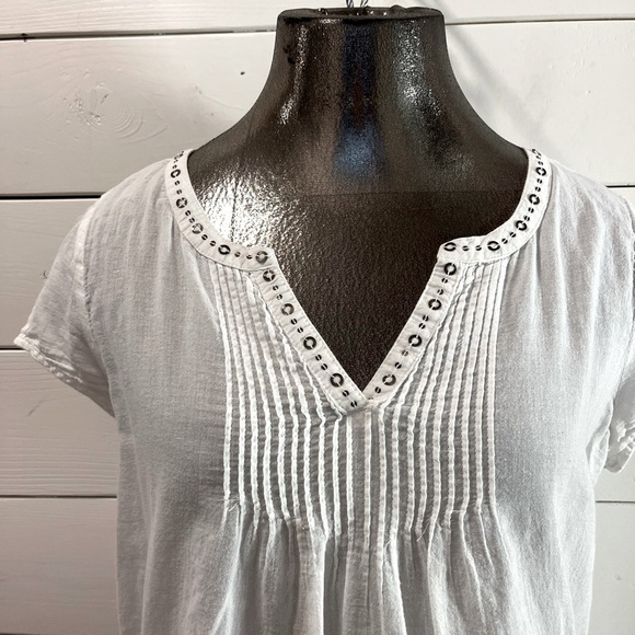 GAP – Y2K white embroidered blouse – Size XS - Picture 9 of 10